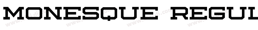Monesque Regular字体转换